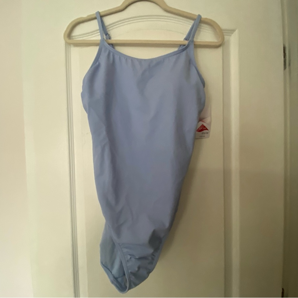 Light Blue One-Piece Swimsuit